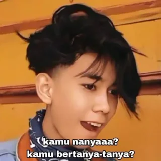 kamu nanya?