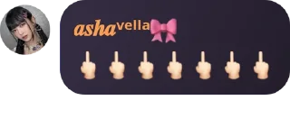 🖕 kanjeng ratu asha, стікер Telegram 17 з 37