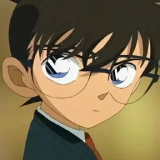 🤔 Edogawa Conan @Ran_nee_chan, Telegram sticker 22 of 30
