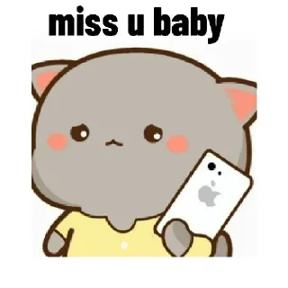 🥺 @stickers_gifs_store cute chibi cat❤️✨, Telegram sticker 23 of 95