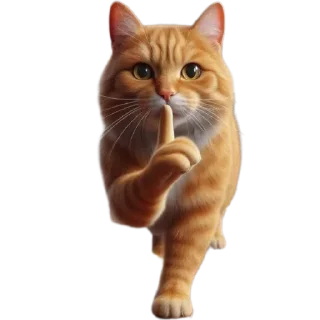 🤫 Neko @stikerkyo, стікер Telegram 16 з 106