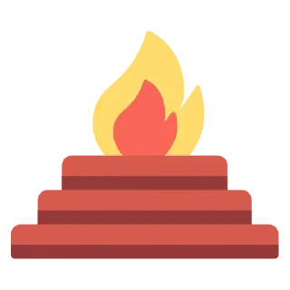 🕉️ Hindu Symbols + Icons • @HinduStickers, стикер Telegram 18 из 60