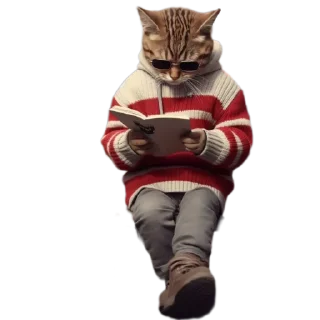 📖 Neko @stikerkyo, стікер Telegram 19 з 106