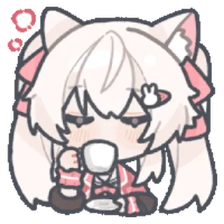 🍵 天才猫猫明风风 @camiyoru, Telegram sticker 20 of 52