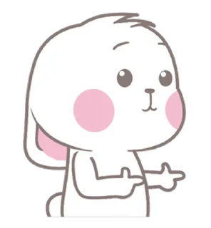 ✌ Bunny @Stickersey, стикер Telegram 21 из 24