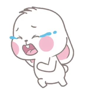 😭 Bunny @Stickersey, стикер Telegram 12 из 24