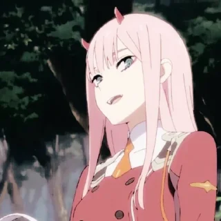 🍧 zero two . @mochisecret, стикер Telegram 6 из 36