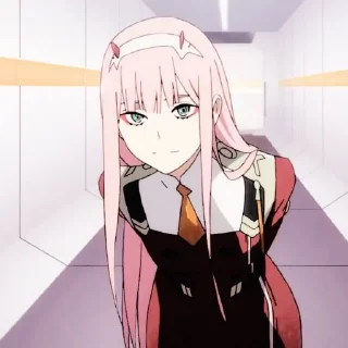 🍥 zero two . @mochisecret, стикер Telegram 17 из 36