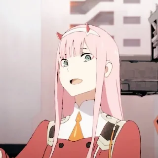 🍥 zero two . @mochisecret, стикер Telegram 13 из 36