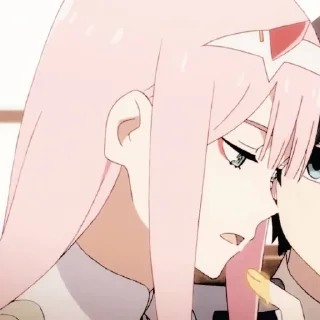 🍧 zero two . @mochisecret, стикер Telegram 12 из 36