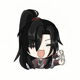 👋 Wei Wuxian @Weii_Wuxiann, Telegram sticker 18 of 37