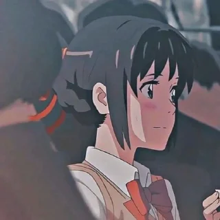 mitsuha by @stikeranimeniebg