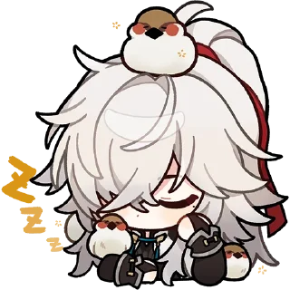 😴 Галерея Пом-Пом | ФБТ @honkaistarrailofficial, стікер Telegram 5 з 14