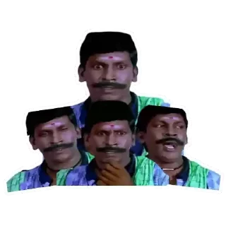 🤪 Vadivelu @ChinnathambiP, стікер Telegram 6 з 120