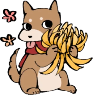 🌸 胖狗小路, стікер Telegram 14 з 95