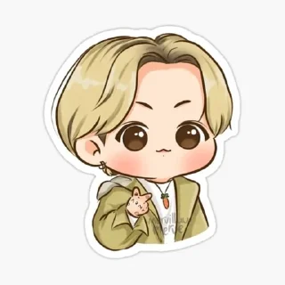 👍 Cute Bangtan, sticker Telegram 4 sur 20