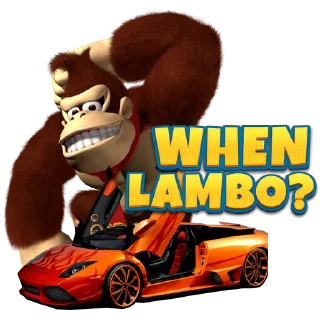 🚘 Donkey Kong Inu, sticker Telegram 16 sur 20