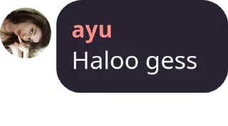 👍 Ayu stiker ke 2, стикер Telegram 13 из 22