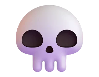 💀 Fluent Emoji #3 @HiSticker, Telegram sticker 24 of 33