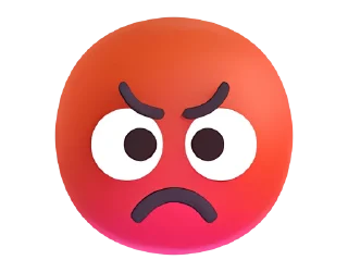 😡 Fluent Emoji #3 @HiSticker, Telegram sticker 19 of 33
