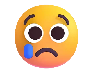 😢 Fluent Emoji #3 @HiSticker, Telegram sticker 8 of 33