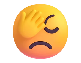 🤦 Fluent Emoji #3 @HiSticker, Telegram sticker 13 of 33
