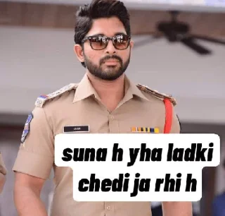 🤔 @stickersbag 😎 Allu Arjun, стикер Telegram 10 из 102