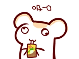 🧃 Bison仓鼠, стікер Telegram 12 з 33