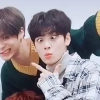 🤔 Mas eunwoo jameterian😏🤙🏻, sticker Telegram 19 sur 20