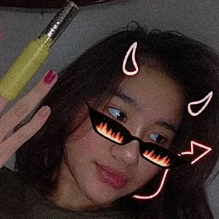 ❔ random girl @noncharaideas, Telegram sticker 7 of 32