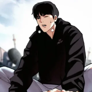 ☕️ Hyungseok by @lookismdaniels, стікер Telegram 14 з 60
