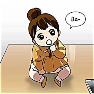 命. Yena ，@lookismsticker