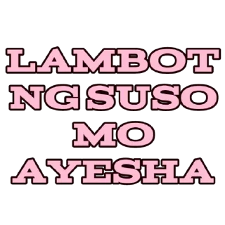 😜 PUSSY NI AYESHA PINK, Telegram sticker 10 of 16