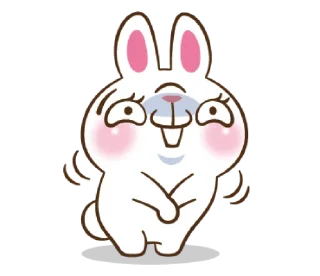 😀 Molly the rabbit @bistic, Telegram sticker 22 of 40