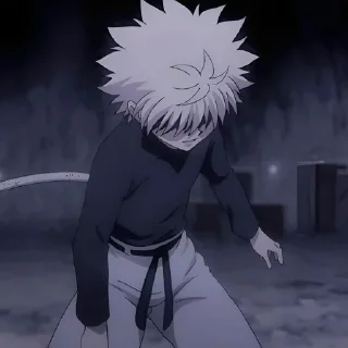 💀 Killua - ( @kizuki_official_network ), стикер Telegram 15 из 26