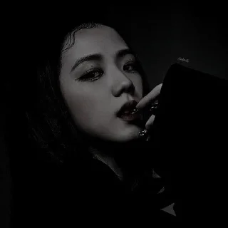 🍷 Jisoo hot dark- @aesthaticgirll, sticker Telegram 11 sur 15