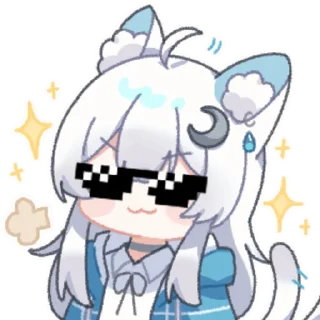 👩 铃月喵1 @zhaxia_cn, стікер Telegram 11 з 16