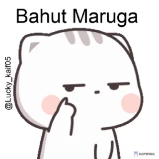 😒 @Lucky_kaif05  ✨✨❤️, sticker Telegram 23 sur 50