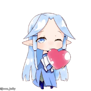 🐋 Anime chibi 🐋🐋. @anime_sticker_noob, стікер Telegram 10 з 58