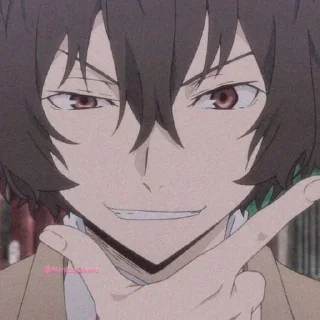 🍷 Dazai Osamu, стікер Telegram 8 з 21