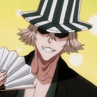 👒 𓏲ָKISUKE URAHARA :⩇⩇¡ @StickerAnimePack !⩇⩇✯𖥦, Telegram sticker 13 of 30