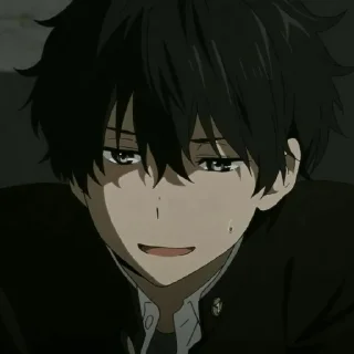 🖤 oreki houtarou @zumistickers, sticker Telegram 8 sur 20