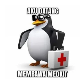 🐧 meme by @qbokepzx, sticker Telegram 11 sur 58