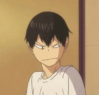 💙 ༄Kageyama Tobio, стикер Telegram 10 из 20