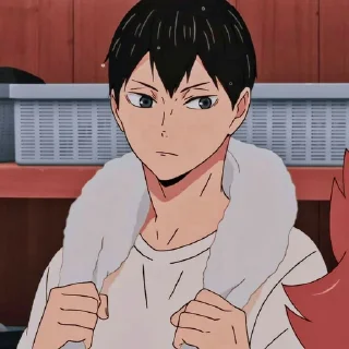 🎧 kageyama tobio by @sadewabhinaya, стікер Telegram 10 з 45
