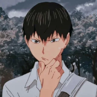 🎧 kageyama tobio by @sadewabhinaya, стікер Telegram 17 з 45