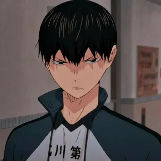 🎧 kageyama tobio by @sadewabhinaya, стікер Telegram 24 з 45