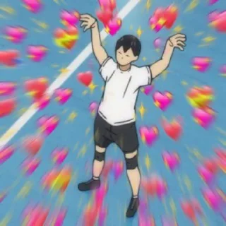 💙 ༄Kageyama Tobio, стикер Telegram 8 из 20