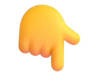 👇 Fluent Emoji #5 @HiSticker, Telegram sticker 12 of 31