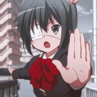 ✨ ⌯ ꐑ ⑅ Rikka Takanashi — by @Hikarixynzz, стикер Telegram 16 из 64